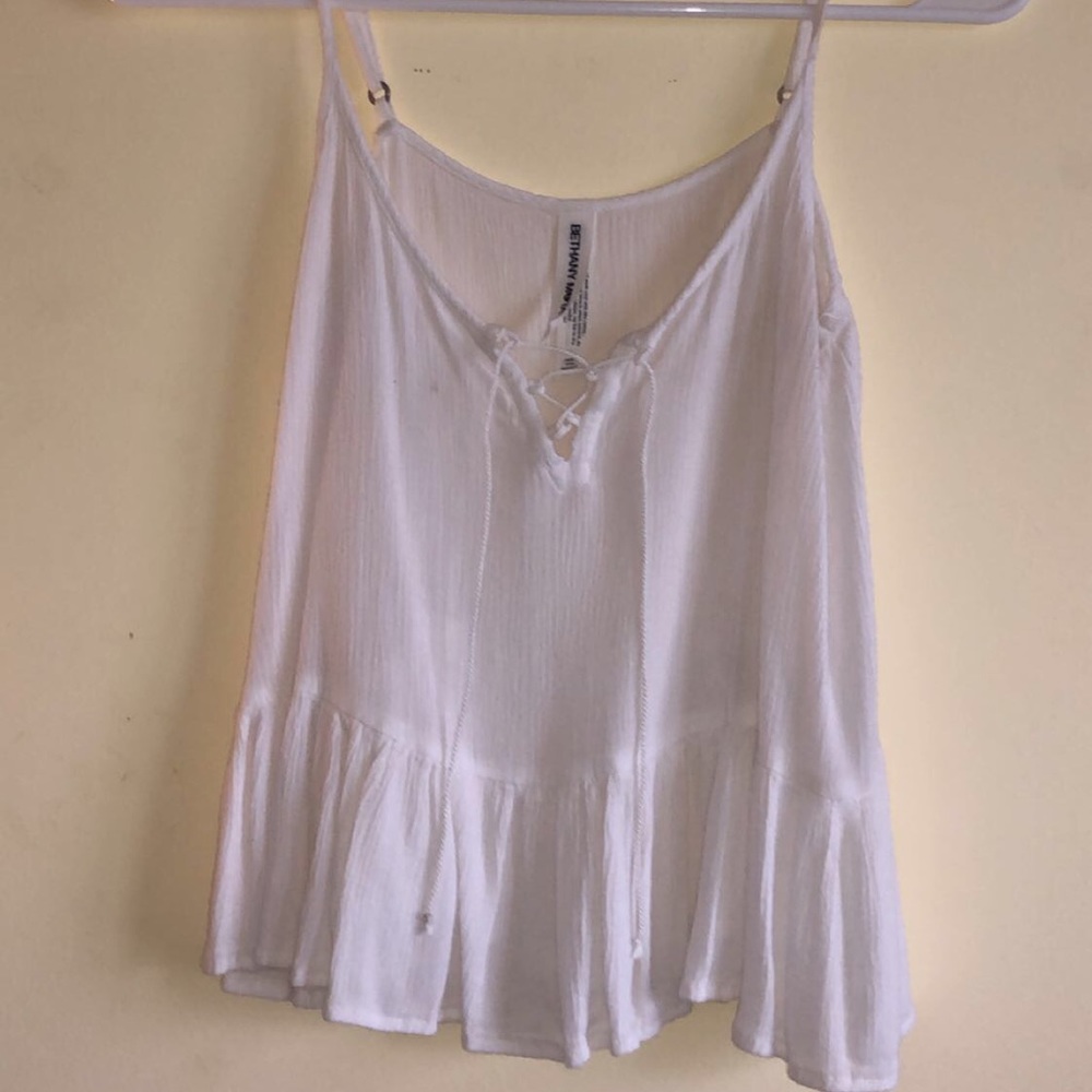 White tank top